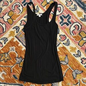 James Perse Women's Black Tank Top SZ M